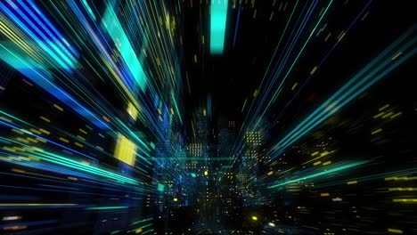 seamless loop abtract internet of things motion background.