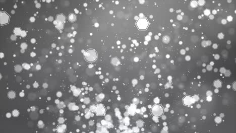 abstract grey and white particle background