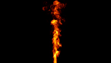 diseño de concepto de fuego en fondo negro