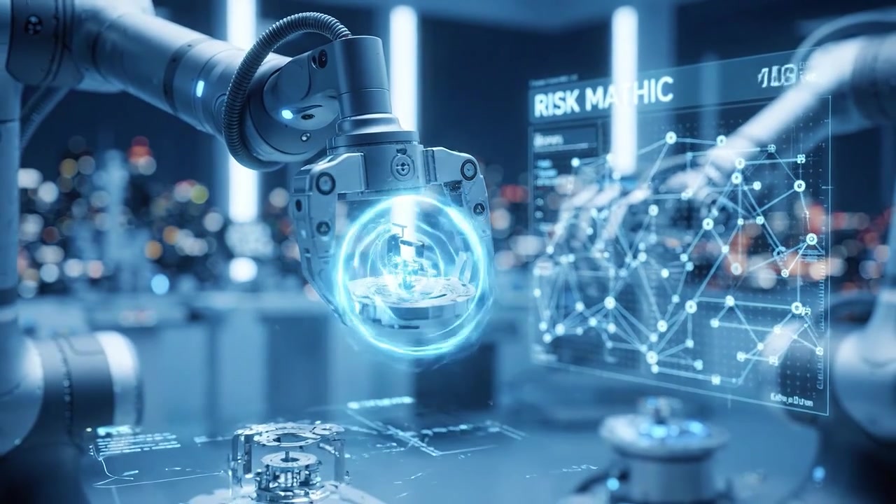 Advanced Robotic Arms Interacting with Holographic Data in a Modern Lab