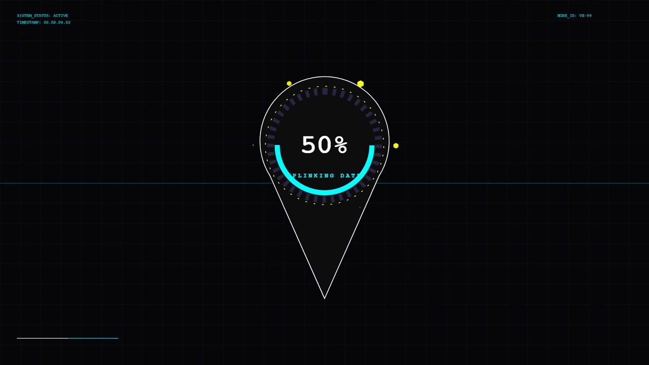 Interfaccia della Barra di Progresso per l'Uplink di Dati Digitali