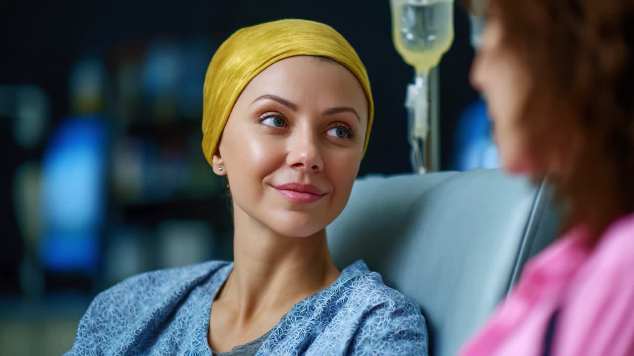 A Tender Moment Between Two Friends in a Medical Setting: Exploring Resilience, Compassion, and Hope Amidst the Challenges Faced During Treatment and Recovery From Illness in an Intimate Hospital Environment