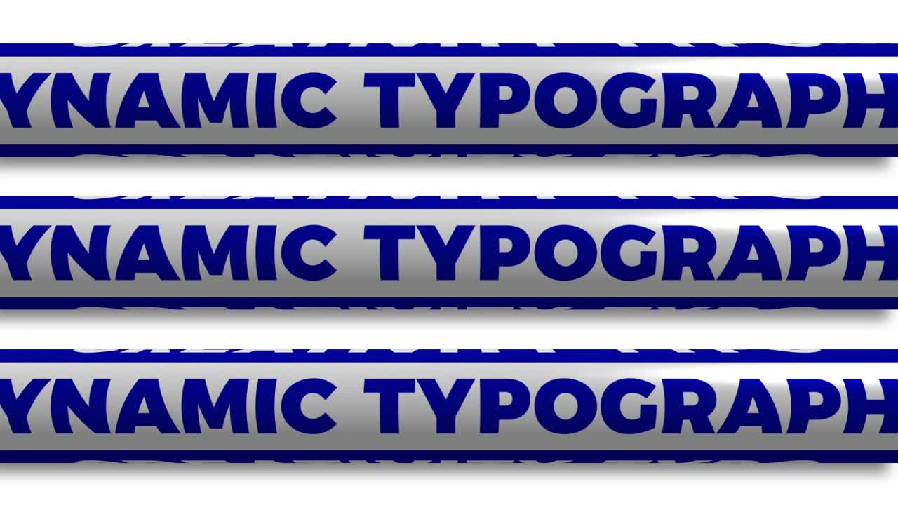 Modern Kinetic Typography: 9 ultramodern AE titles, easy to use with color controller