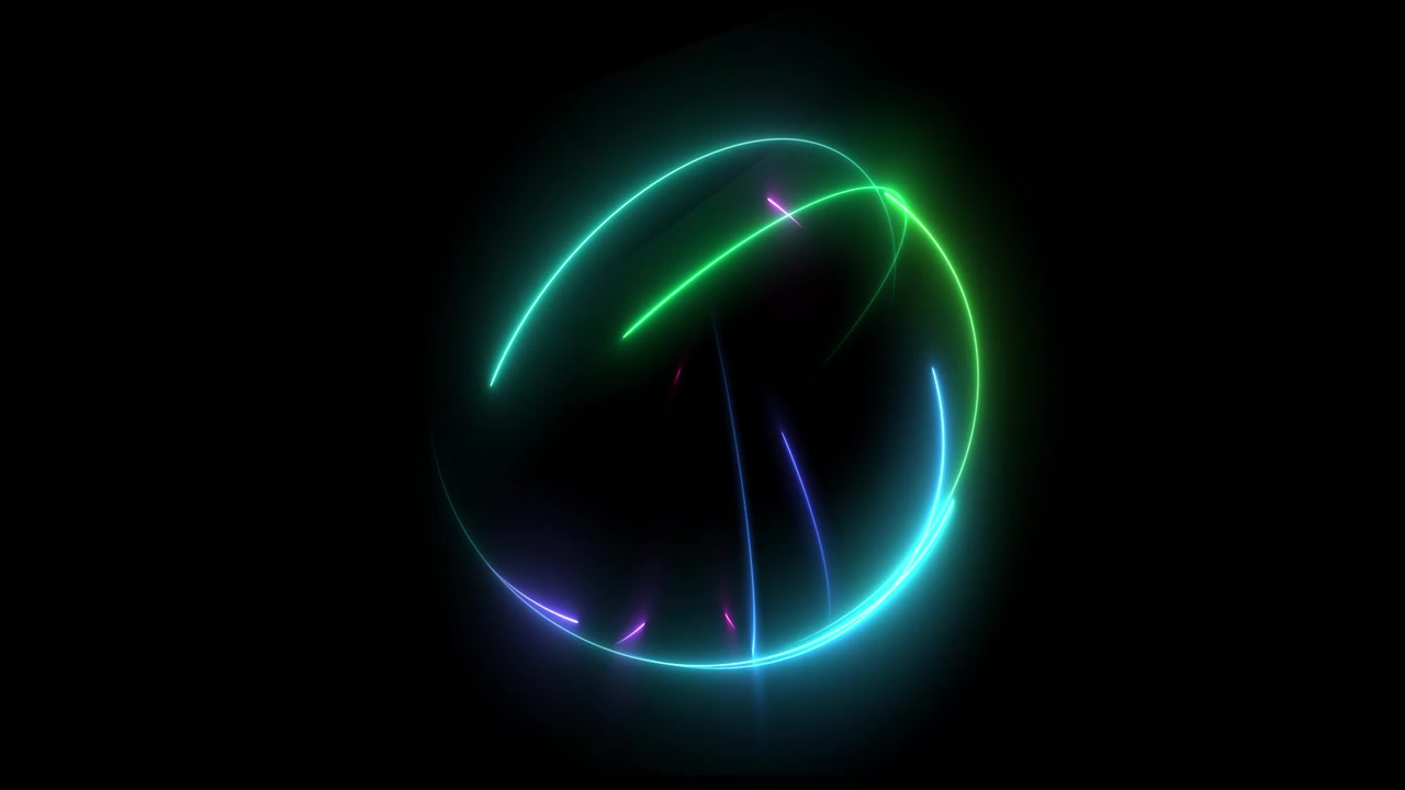 3D circle energy animation motion graphics