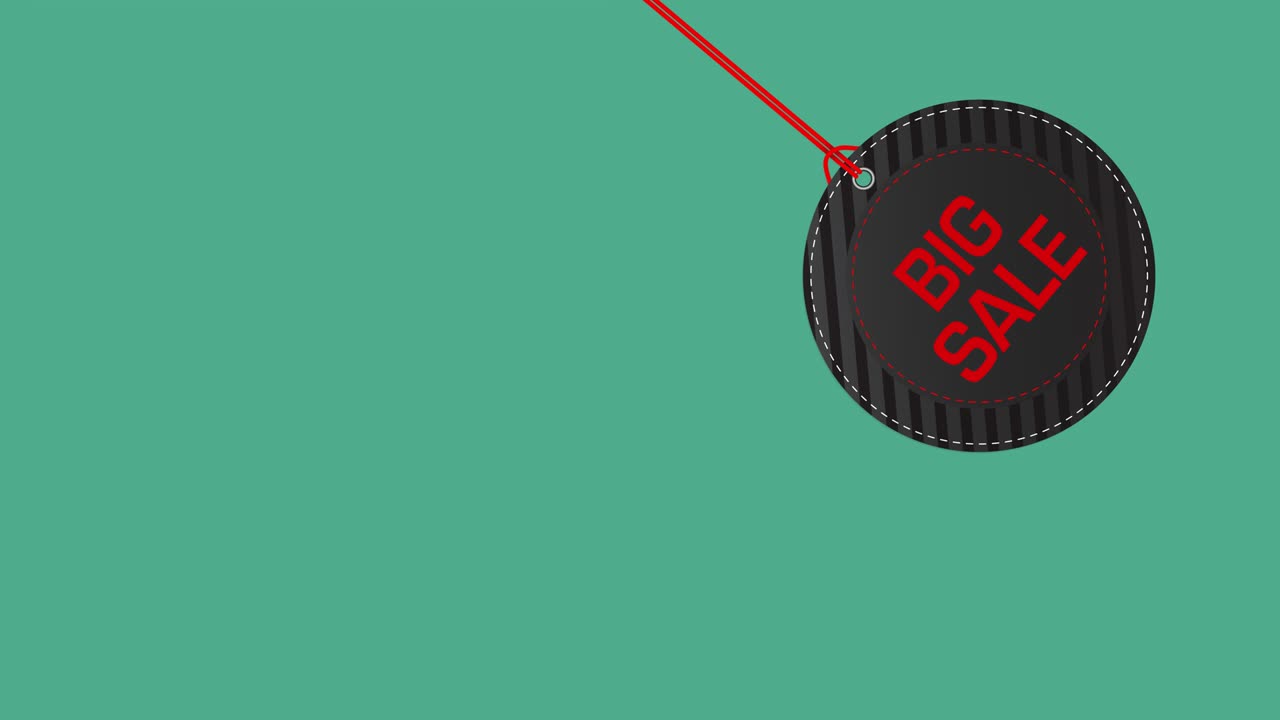 Black Friday animation. Promotion text on banner moves from side to side. Advertising video for discounts. Elegant and luxury graphic design for special offer black friday. Big Sale. Alpha Channel. 4K