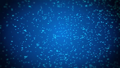 4k animation world map with digits 0 1 digit matrix binary code loop background.