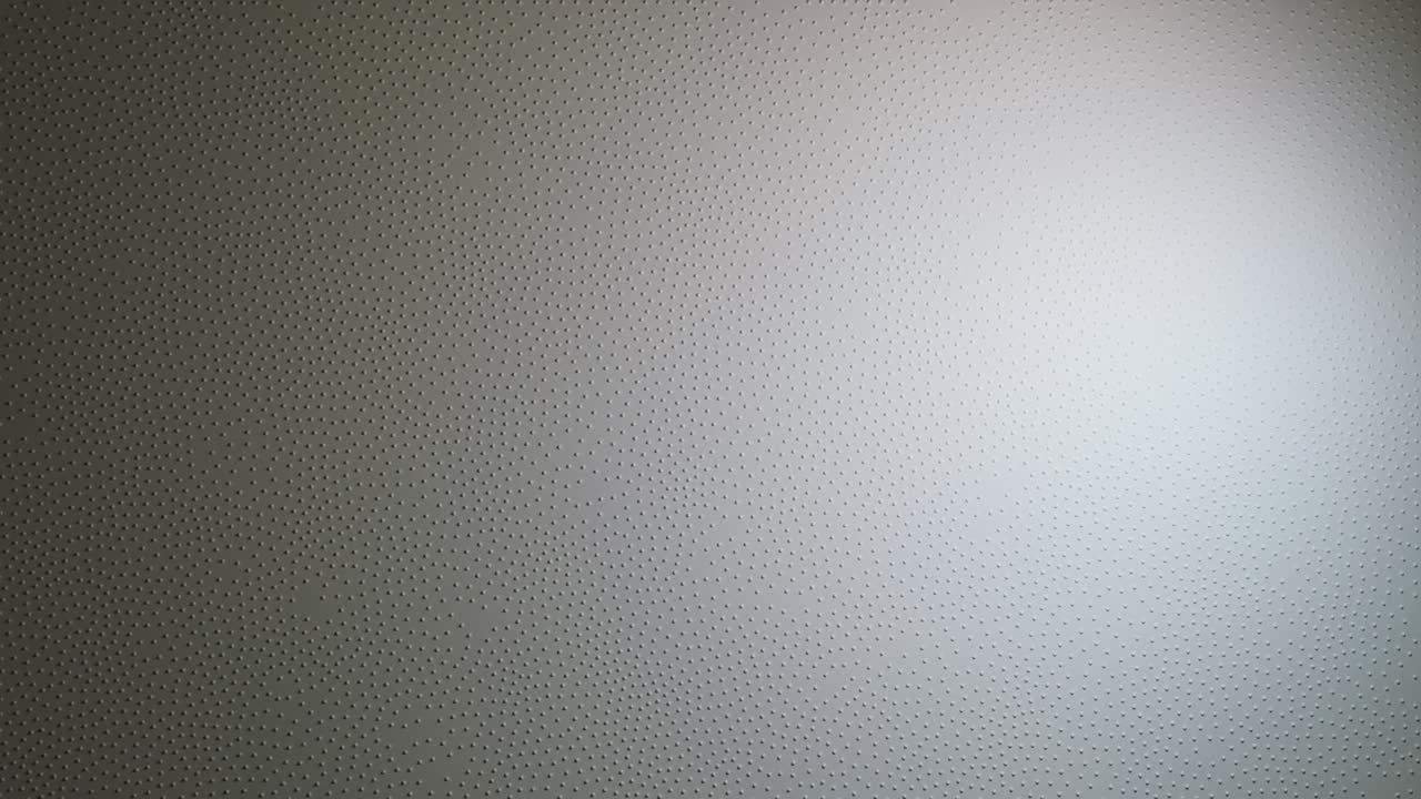 White spheres abstract movement.