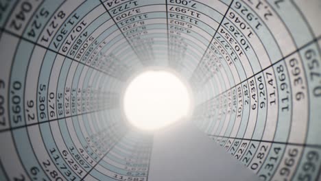 Tunnel of Numbers