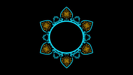 Kreis-Dekoration-Ornament-Dekorativ-Elegante-Mandala-Kopie-Raum-Schleife-Animation-Video-Transparenter-Hintergrund-Mit-Alphakanal.