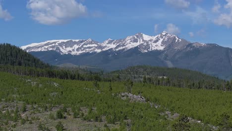 Cordillera-Nevada-Y-Exuberante-Bosque-Verde.
