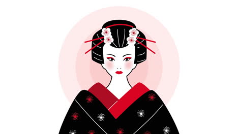 geisha portrait