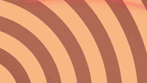 animación de una espiral beige sobre un fondo marrón