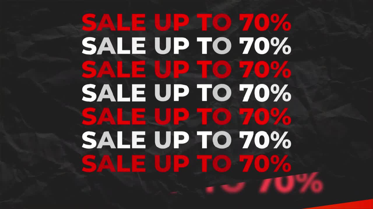Dynamisk Black Friday-modereklame med modeller og rabatter