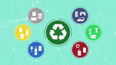 concept of waste and recycling