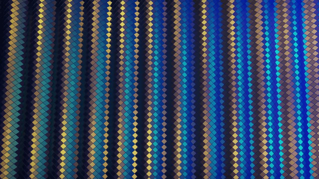 estilo creativo abstracto bajo fondo poli en 4k. ondas abstractas se mueven en superficie brillante en bucle. animación suave y sin costuras. simple geometría minimalista bg. color azul