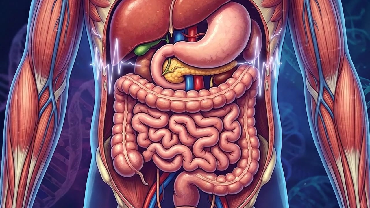 Digital medical visualization of human torso