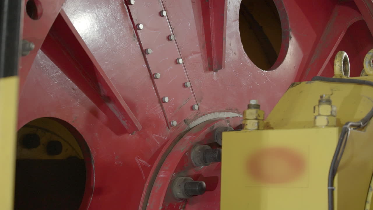 крупный вид промышленных машин