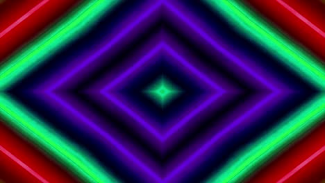 fondo fractal de neón de caleidoscopio