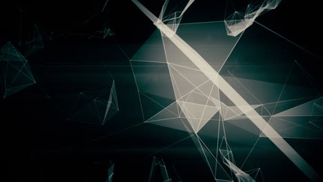 intro. fondo geométrico abstracto con puntos y líneas de conexión. tecnología digital y concepto de comunicación. fondos de ilustración de stock, conexión, tecnología, color blanco, red de computadoras