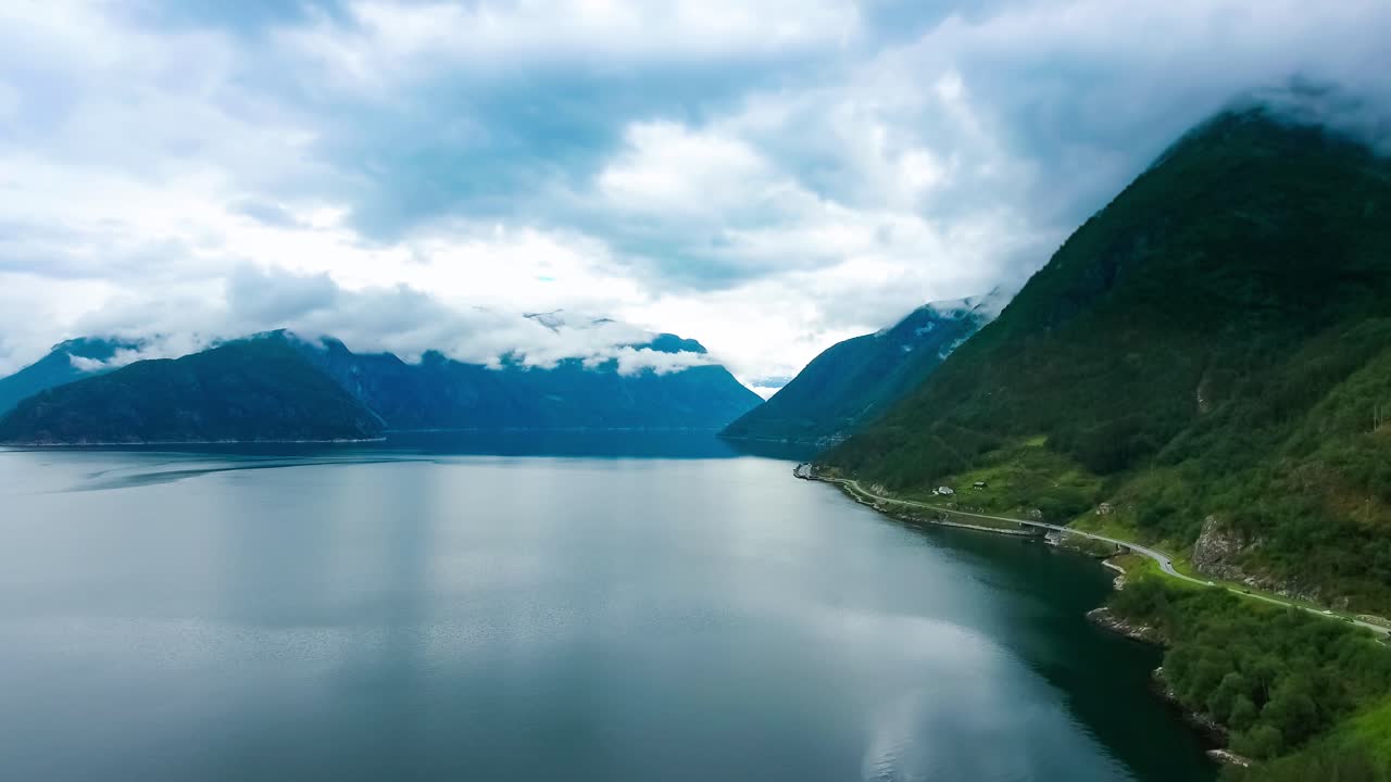 Luftoptagelser af Norges smukke natur