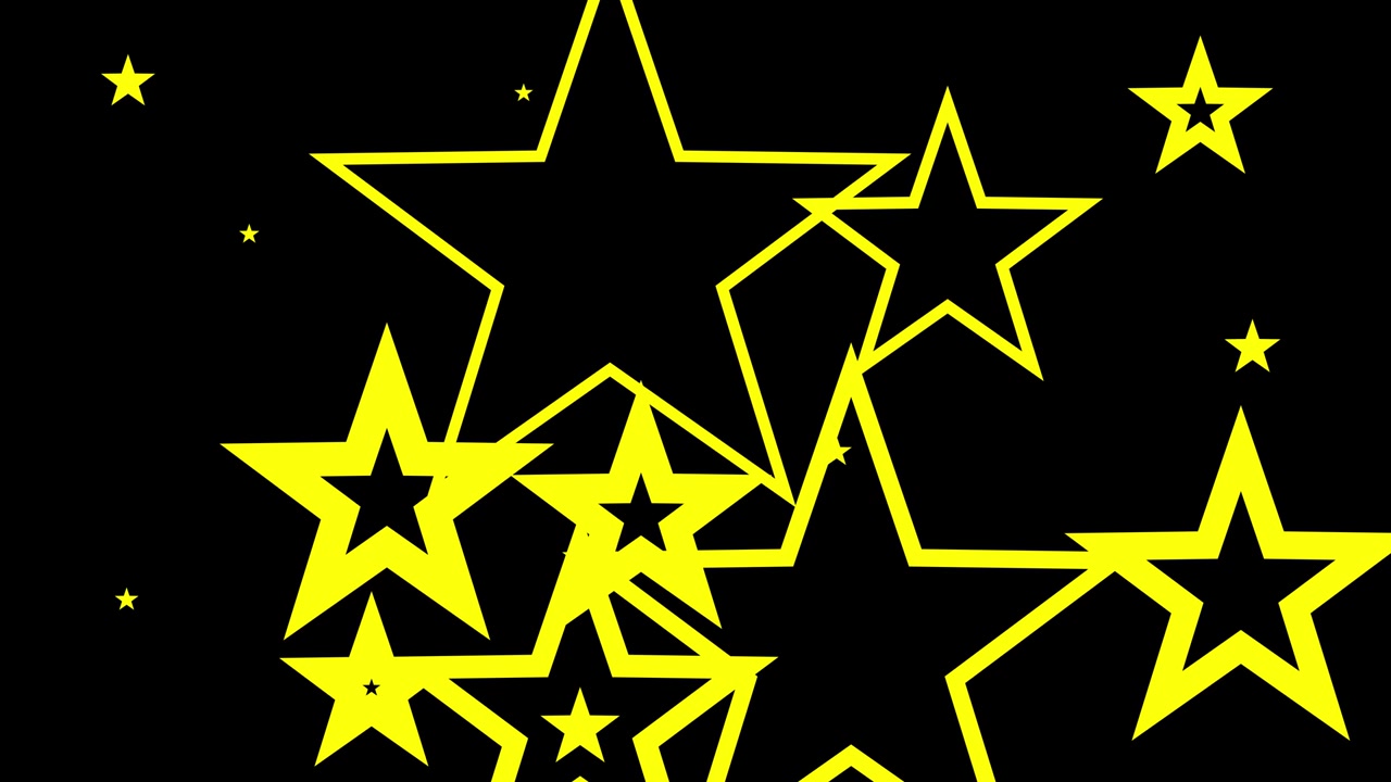 Shape animation star spreading motion graphics