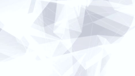 blanco limpio abstracto polígono concepto digital polígono geométrico plexo fractales moviéndose bajas tecnologías poli elemento de diseño minimalista fondo para presentación de negocios corporativos