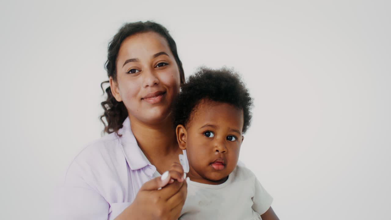 retrato de madre e hijo