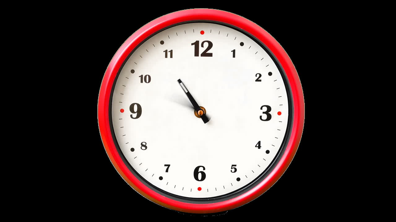 Shooting of hours. Time lapse. Shooting of the dial of hours