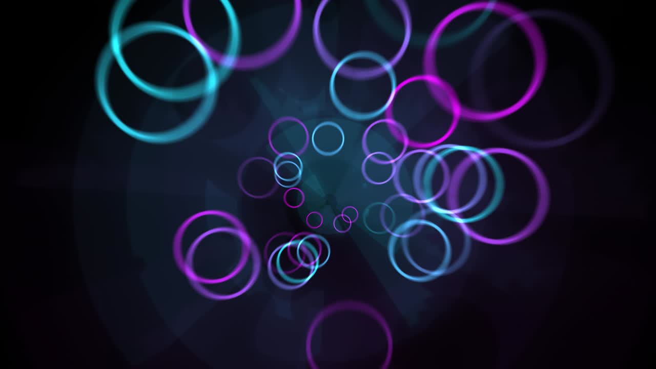 película de efecto 4k del anillo grabar el ritmo (fondo transparente)