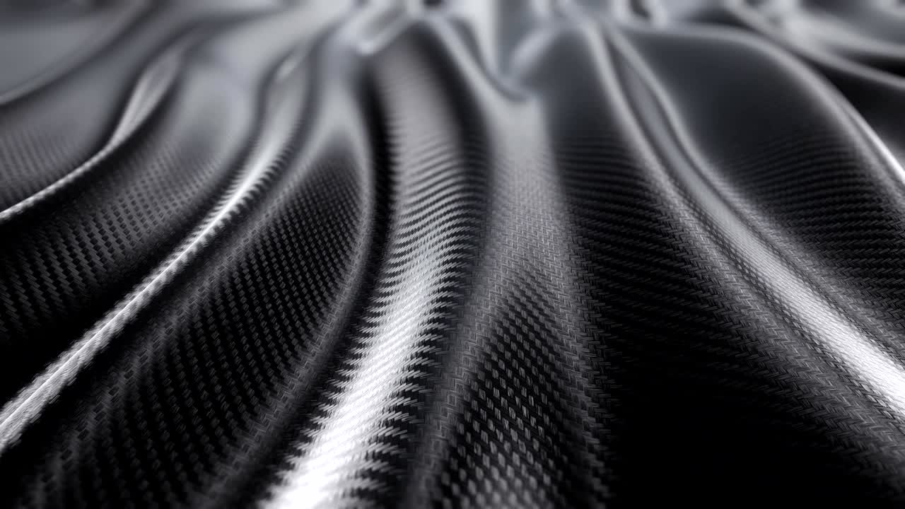 bucle de fondo del patrón de la onda de carbono de primer plano