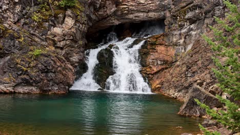 running eagle falls, glacier national park montana