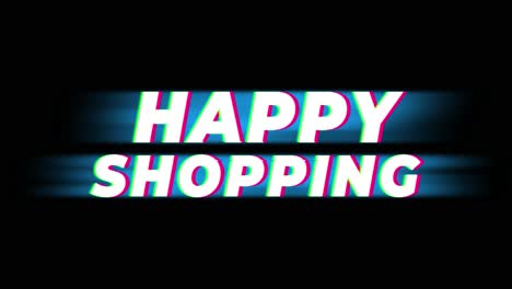 Happy Shopping Graphic Design