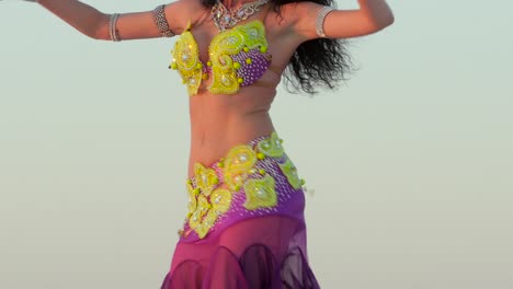 belly dancer in performance