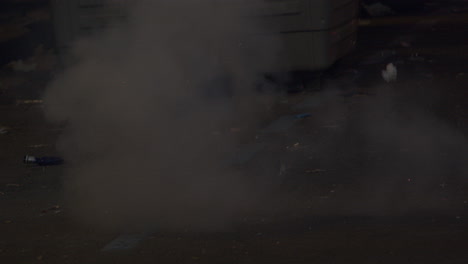 fallas explosiones de petardos en las calles de valencia