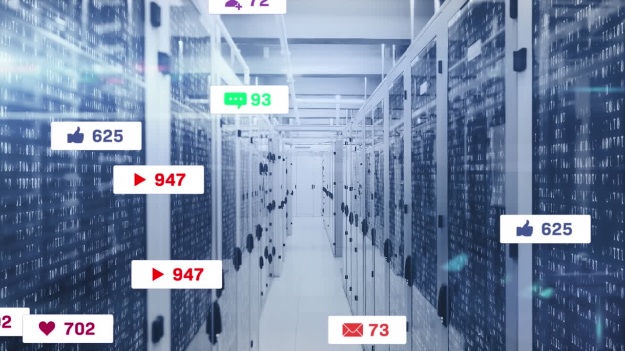 서버  ⁇ 에서 미디어 아이콘의 애니메이션