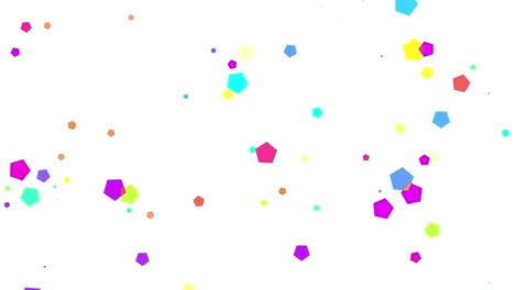 material de bucle de fondo gráfico de las hadas de las partículas brillantes