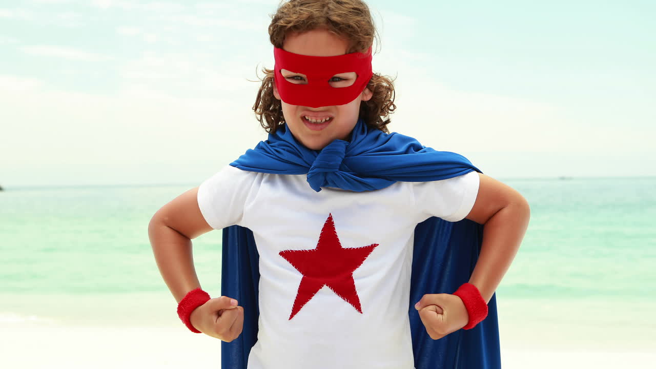 슈퍼히어로인 척하는 소년