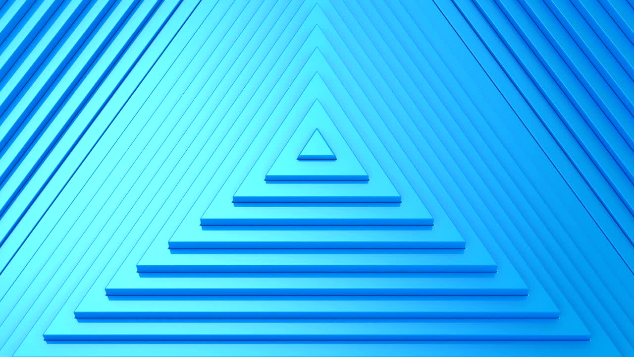 triángulos que forman una onda