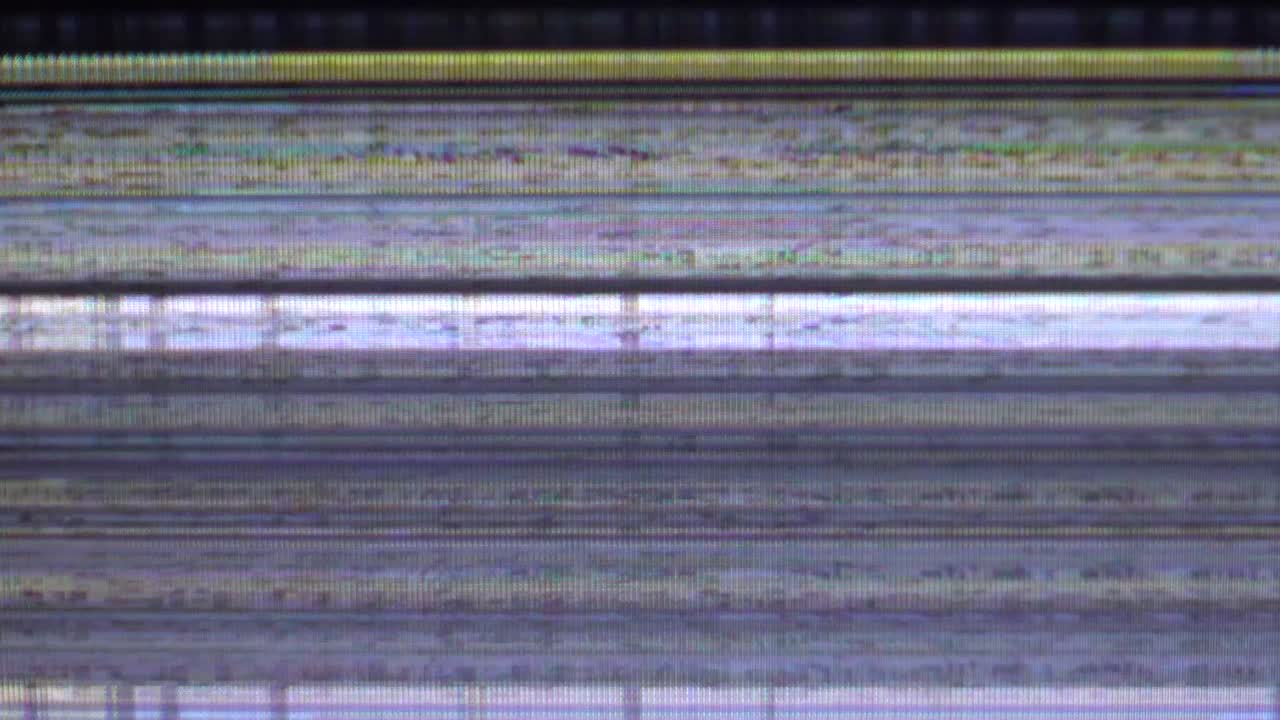 Bad television signal. Breakage of the monitor