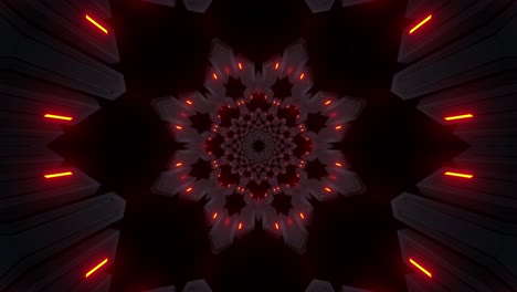 túnel de neón abstracto