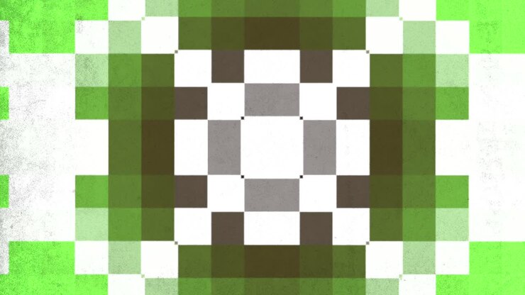 Motion gradient green pixels in 8 bit of architecture 3