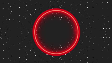 neon light glowing circle dark dots background black friday animation hd