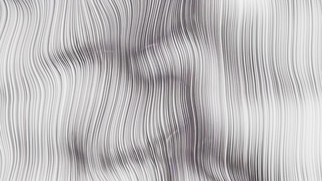 Abstrait Des lignes ondulées grises et blanches