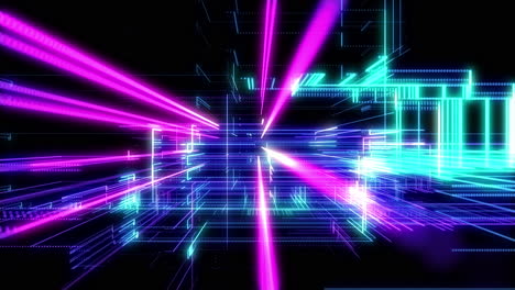 antecedentes de tecnología futurista abstracta
