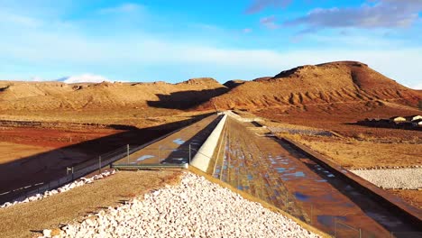 drone-flying-over-spillway