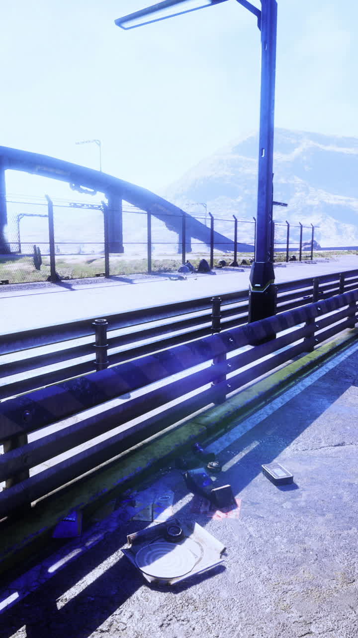 Futuristic urban landscape showcasing sleek architecture and vibrant lighting