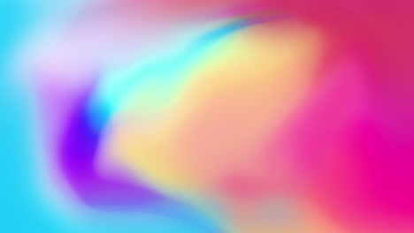 fondo de movimiento de bucle de gradiente púrpura rosa holográfico abstracto. estilo de giro líquido. publicidad empresarial. telón de fondo de colores pastel suaves iridescentes 4k. gradiente creativo.