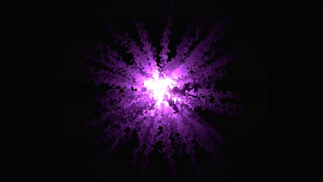 explosión púrpura abstracta