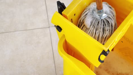 Mop-drying-in-bucket-with-dryer