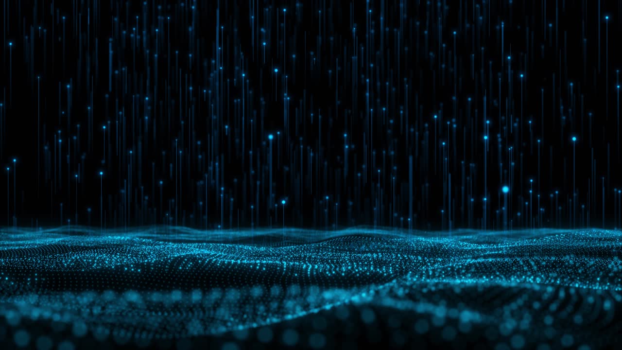 Beautiful abstract background blue lights animation bright motion texture for technology concept